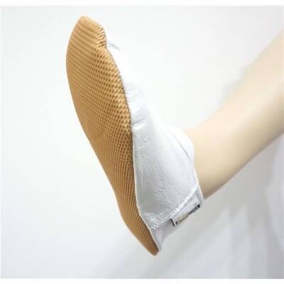 Voltigierschuhe aus Leder in Weiß 41