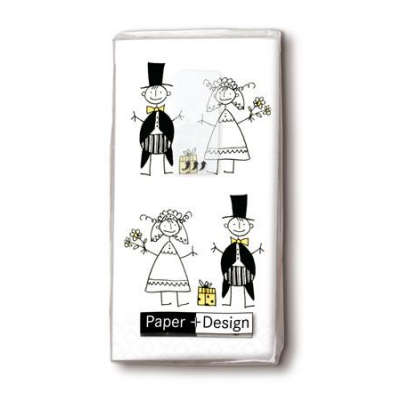 Paper+Design Motiv Taschentücher Marriage 10...
