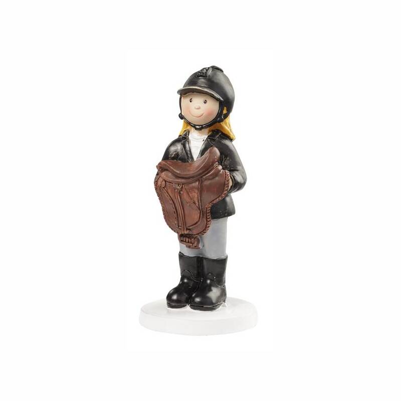 Deko-Figur Kleine Reiterin 8,5cm