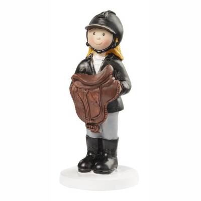 Deko-Figur Kleine Reiterin 8,5cm