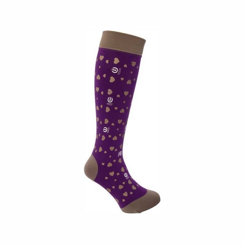 IRH Socken My Sweatheart in Lila - Größe: 35-38