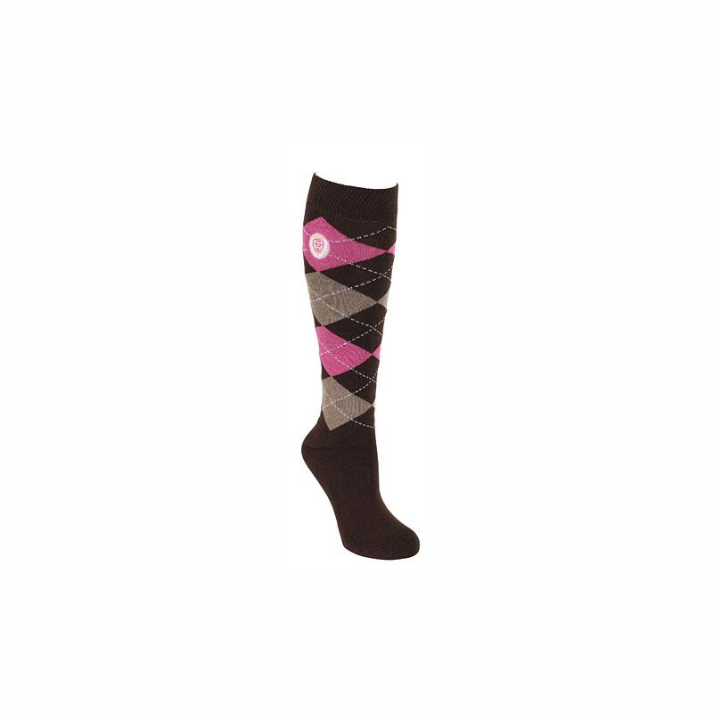 Covalliero Reitsocken Reitstrumpf Brescia in wood dark-rose 34-36