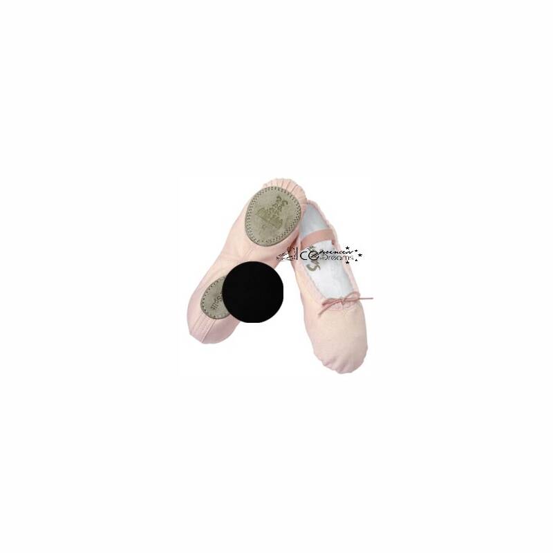 Ballettschuh 5C mit Split-Sole in Schwarz - Größe: 29 (D)