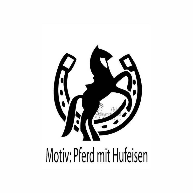 Wunschmotiv Pferd mit Hufeisen