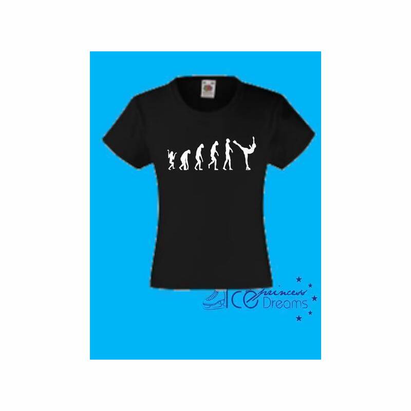 T-Shirt Evolution Ice Schwarz