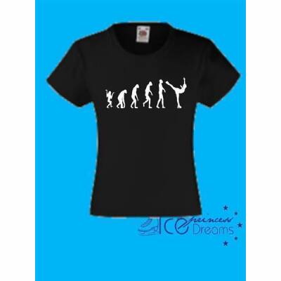 T-Shirt Evolution Ice Schwarz