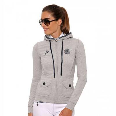 SPOOKS Sweat-Jacke Amy in Grau - Größe: XS