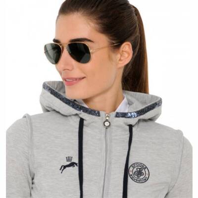 SPOOKS Sweat-Jacke Amy in Grau - Größe: XS