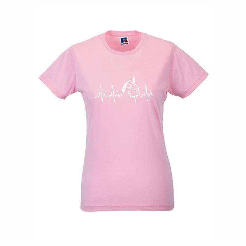 T-Shirt Candypink Horse Heartbeat