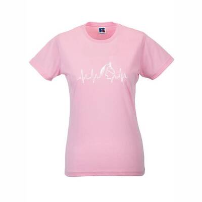 T-Shirt Candypink Horse Heartbeat