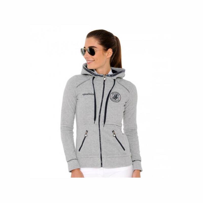 SPOOKS Jacke Leonie Fleece in Grey - Größe: XS