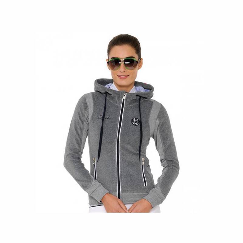 SPOOKS Jacke Sport Hoody Fleece in Grey - Größe: XS